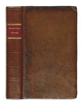 TRAVEL  BOUGAINVILLE, LOUIS-ANTOINE, Comte de. A Voyage Round the World . . . in the Years 1766, 1767, 1768, and 1769.  1772